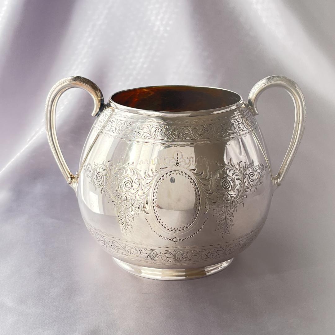 【Elkington】 ビクトリアンのティーサービス 4点 ティーポット