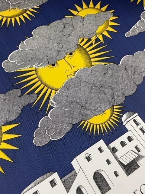 アートポスター ピエロ フォルナセッティ カプリの太陽 Fornasetti