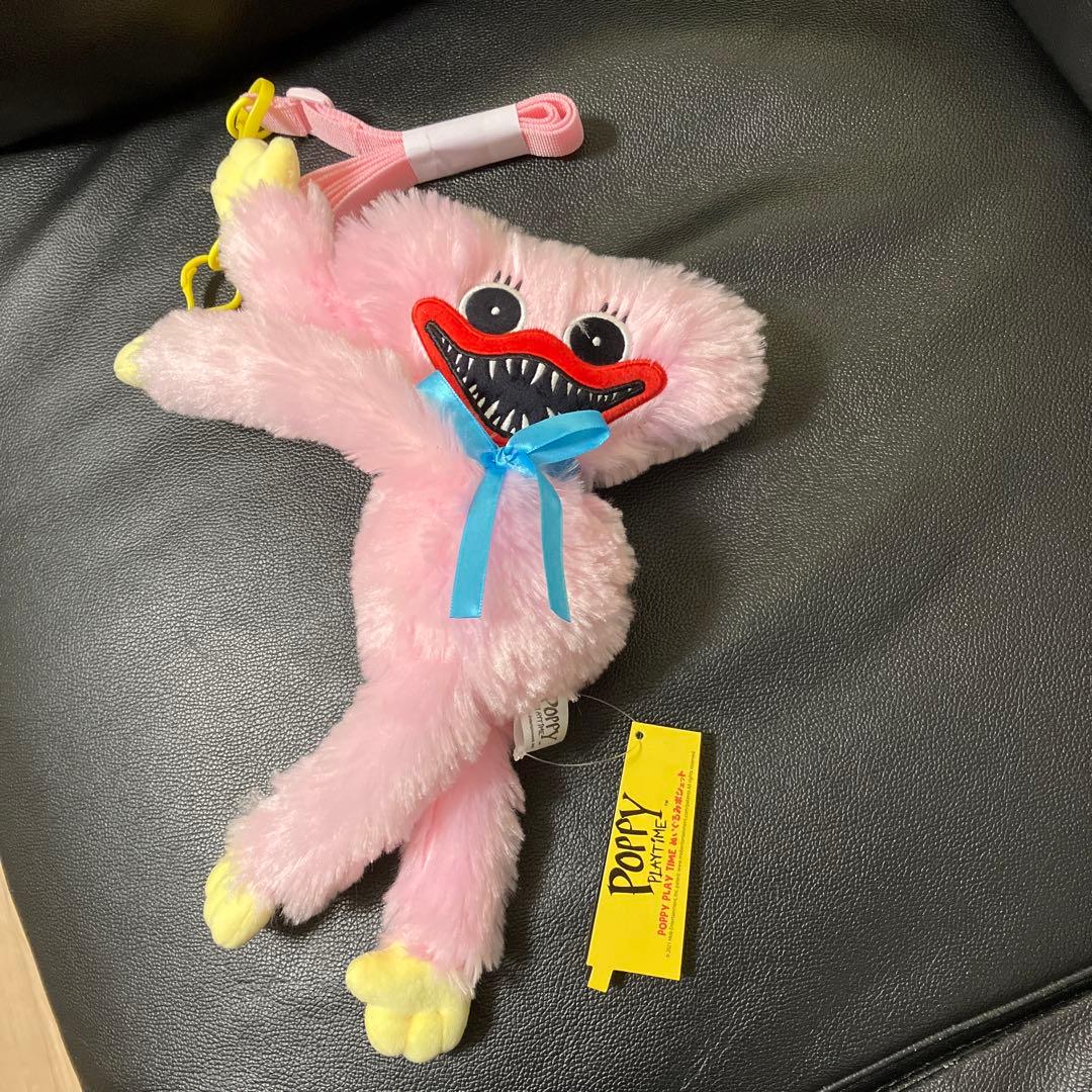 未使用タグ付き ポピープレイタイム ピンク系ぬいぐるみポシェット