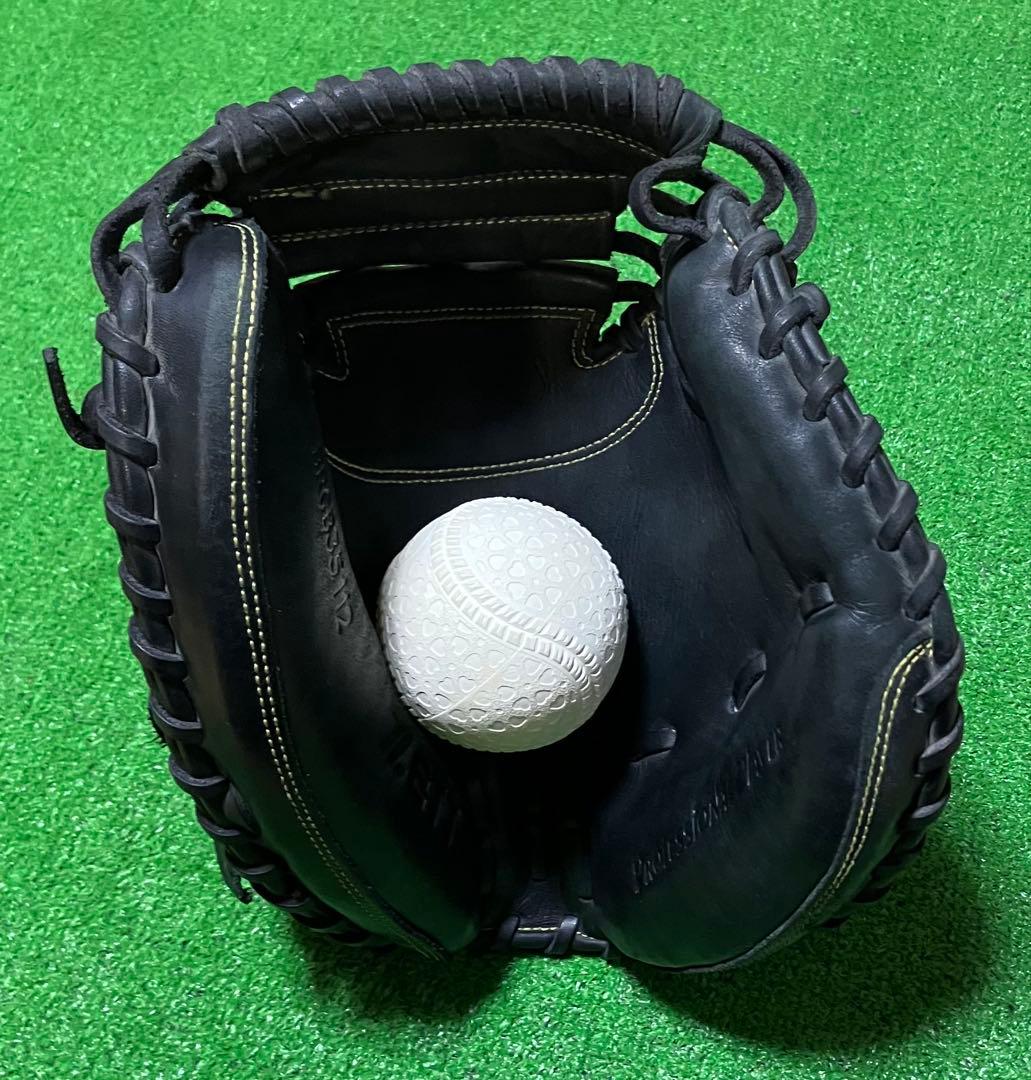 一般 軟式野球 キャッチャーミット ゼット ZETT ブラック 大人サイズ