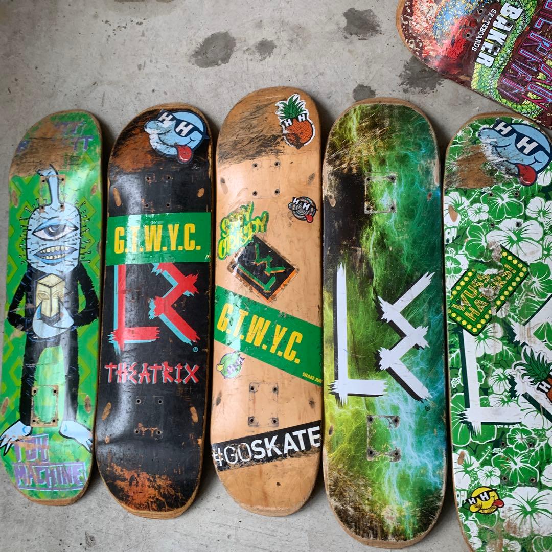 スケートボード　デッキ　5枚セット　希少モデル