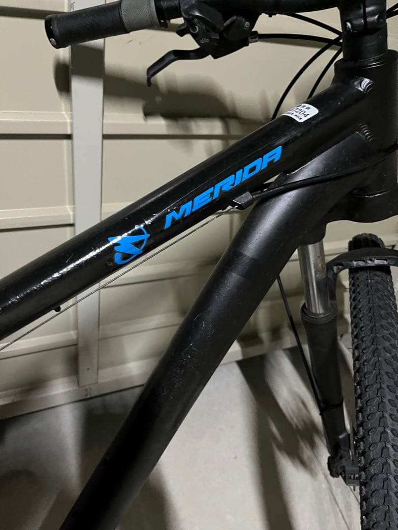 【中古・青森市引取限定】黒 マウンテンバイク メリダ