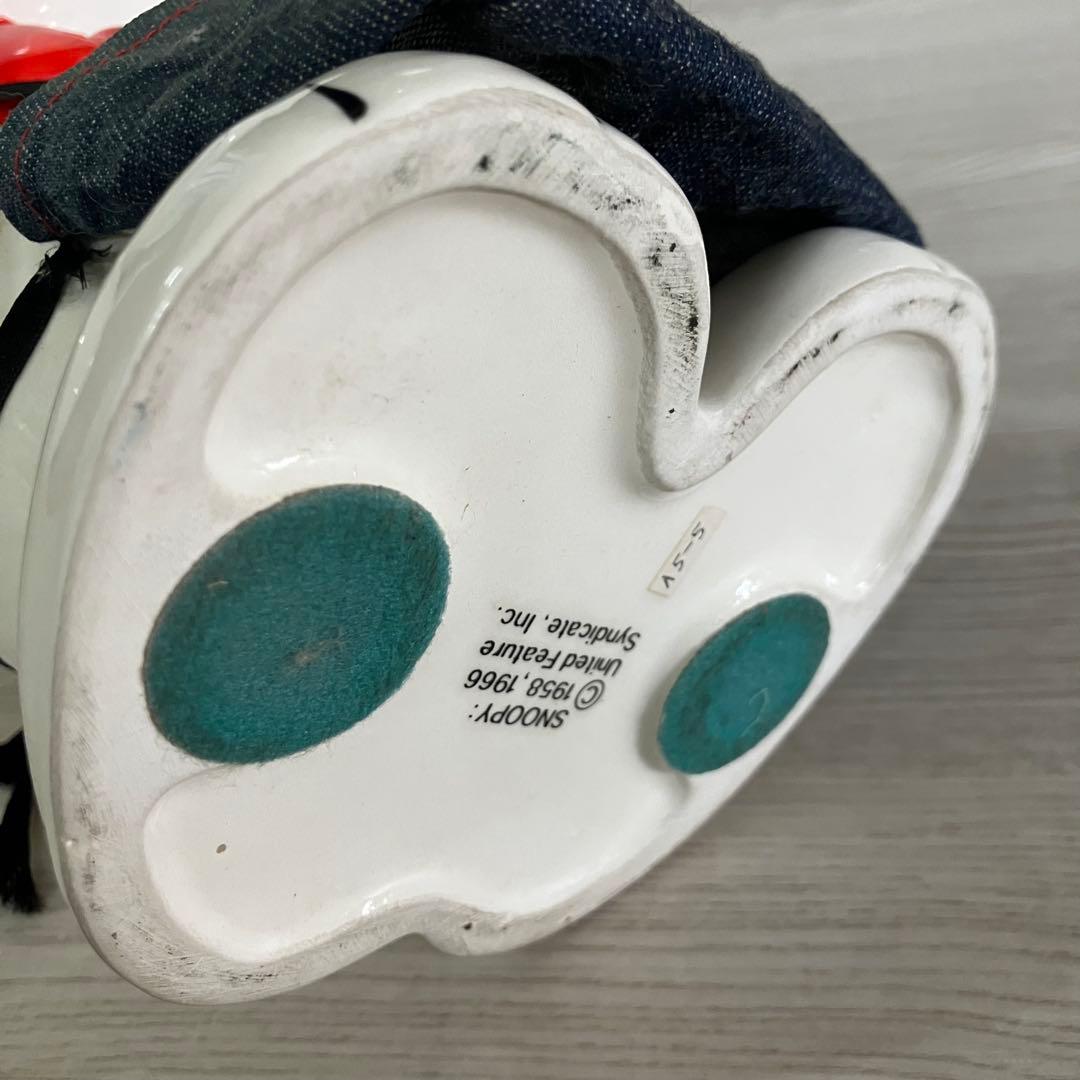 スヌーピー SNOOPY シューシャインキット エプロン 陶器 高さ26cm