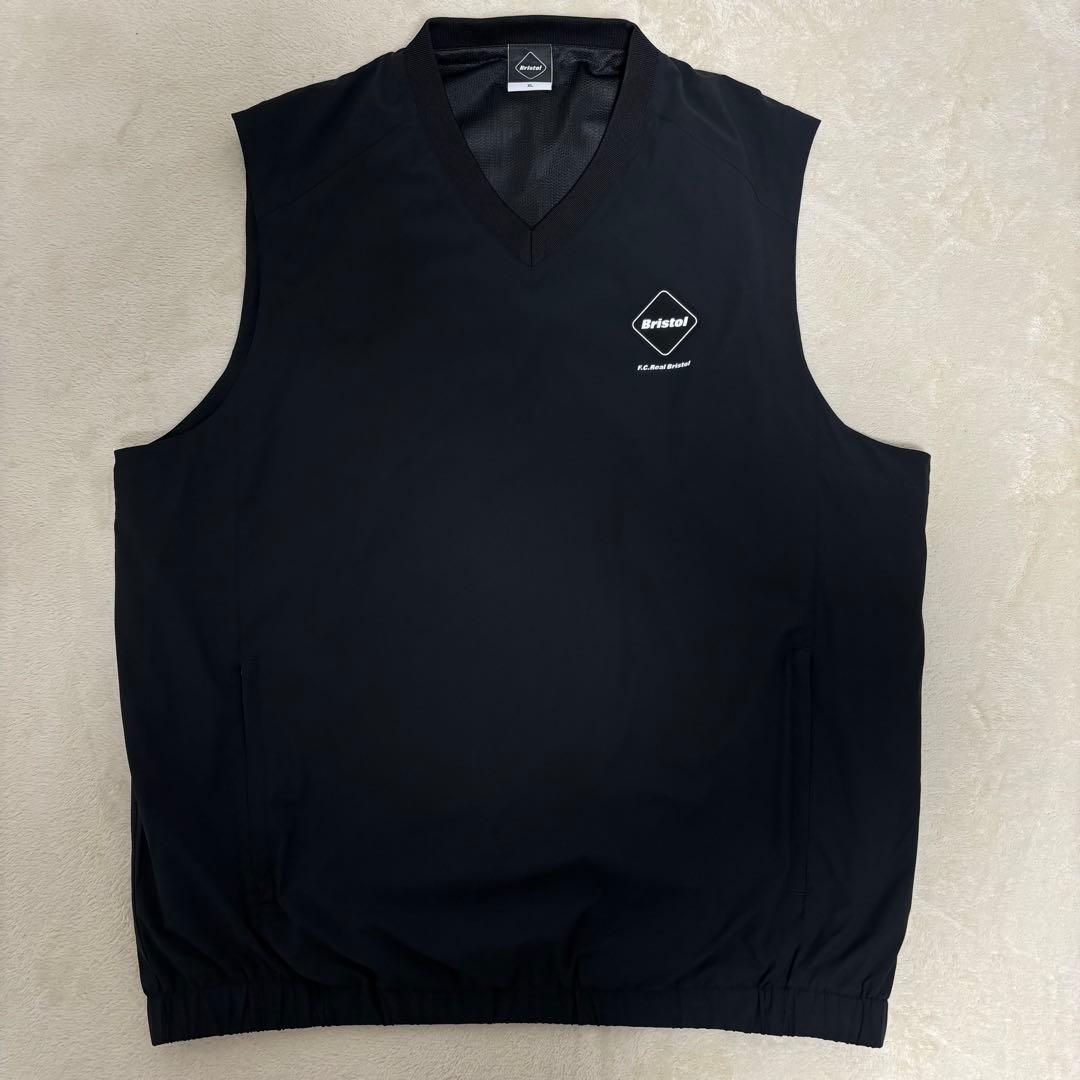 FCRB ナイロンベンチレーションベスト　ブラック　XL