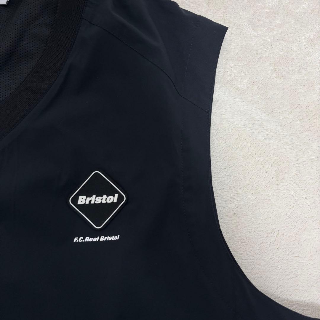 FCRB ナイロンベンチレーションベスト　ブラック　XL