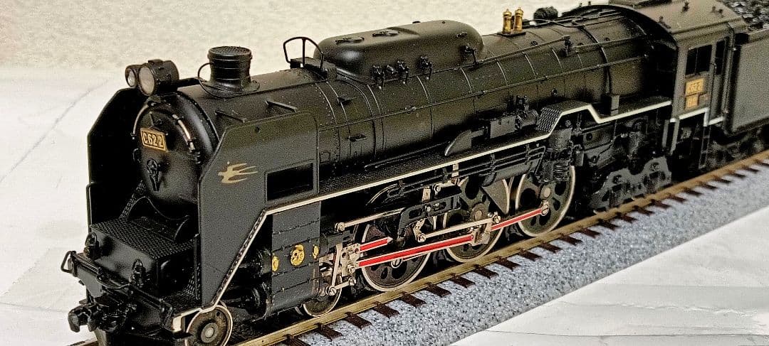 HOゲージ 天賞堂 Ｃ622号機蒸気機関車、モーター交換、メンテナンス済