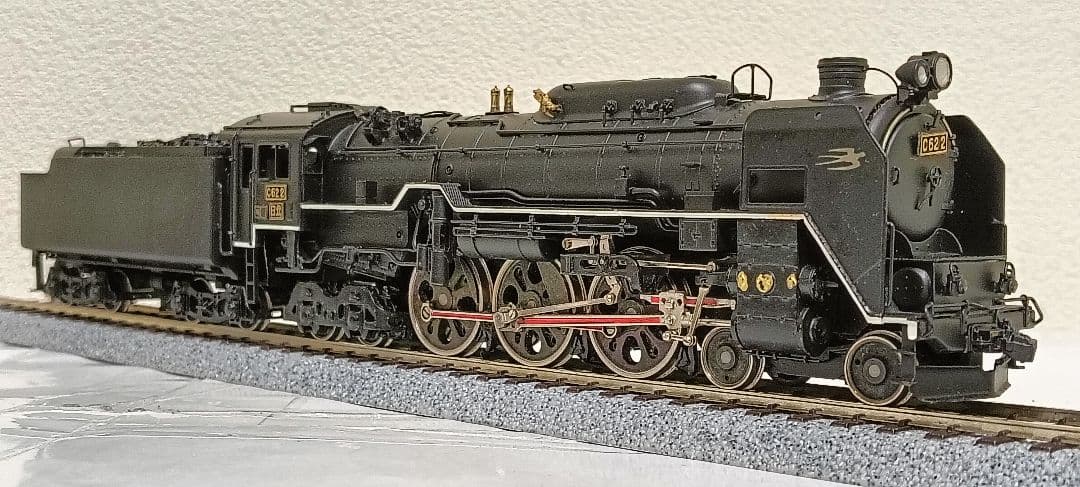HOゲージ 天賞堂 Ｃ622号機蒸気機関車、モーター交換、メンテナンス済