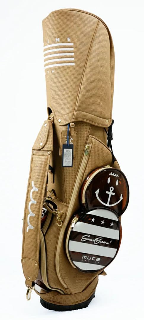 Moon San^_−☆　muta marine キャディバッグ ベージュ