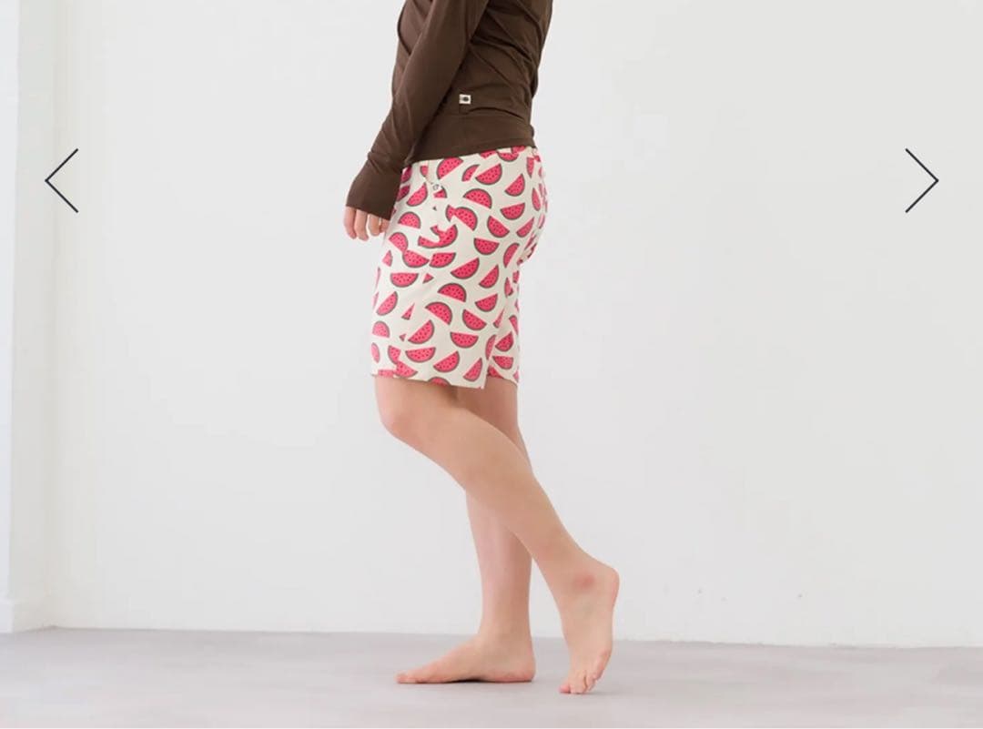 新品未使用 レア‼️リンダワークス ヨガパンツ マオリ ショートパンツ M 巾着付