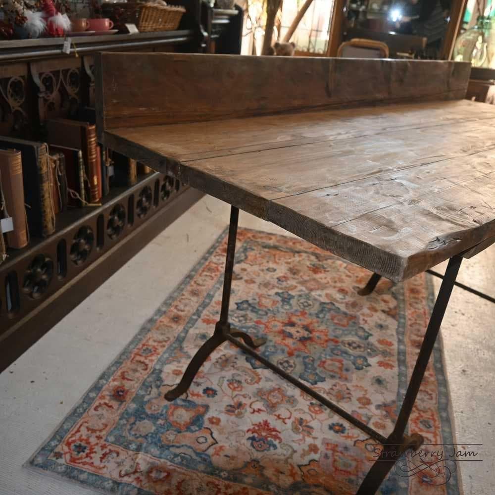 L3710-6 英国アンティーク ファームテーブルアトリエ テーブル 作業台