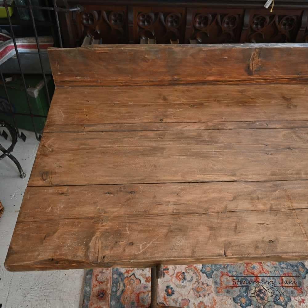 L3710-6 英国アンティーク ファームテーブルアトリエ テーブル 作業台