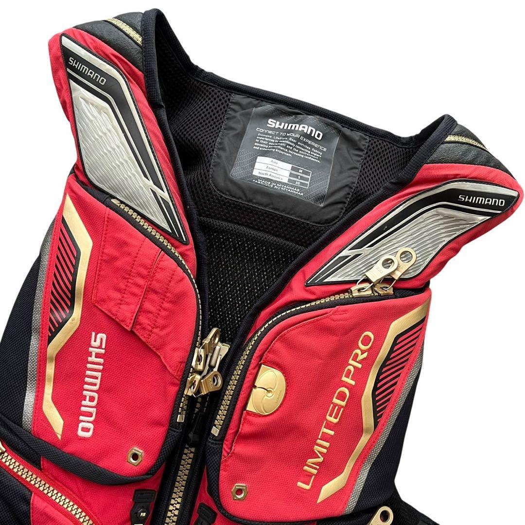 シマノ　フローティングベスト　ファイアブラッドリミテッドプロ　Mライフジャケット