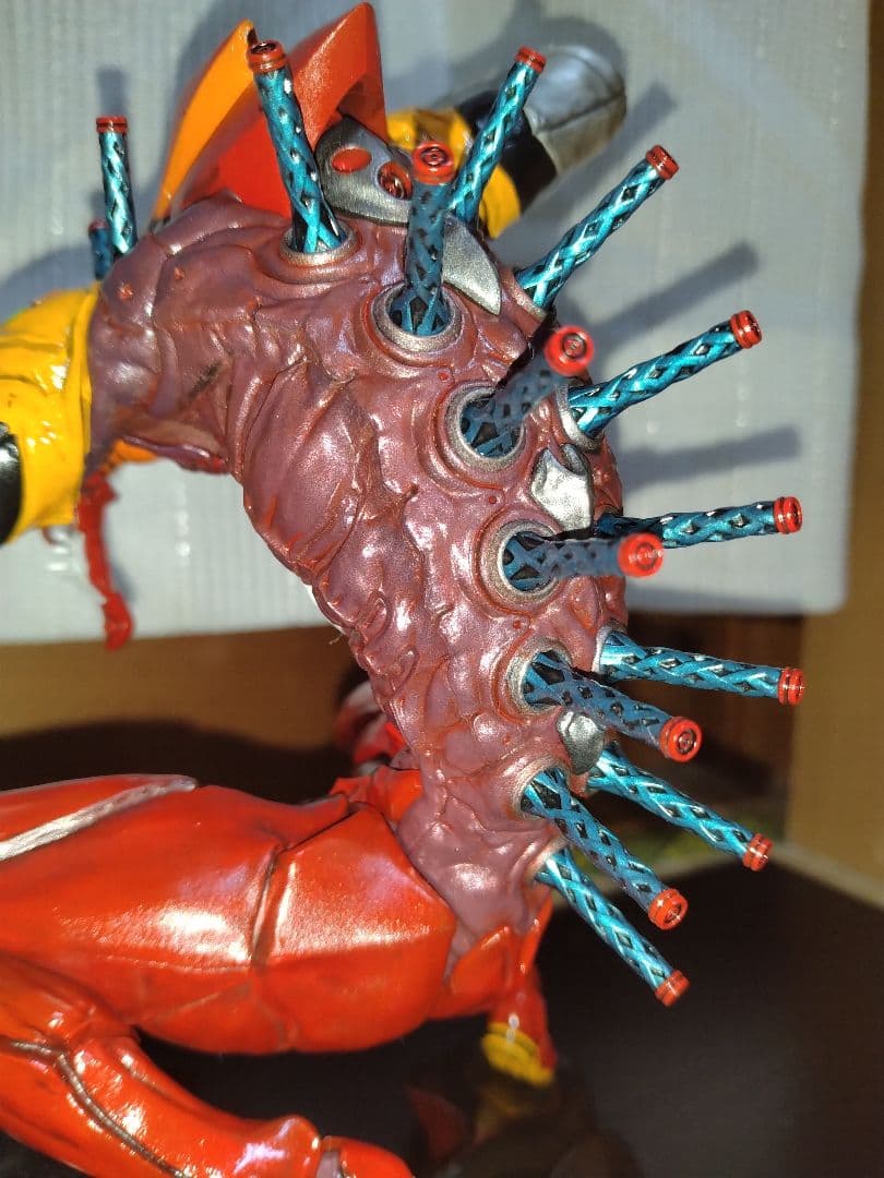 海洋堂 アートプラ エヴァンゲリオン2号機 獣化第2形態 血戦 組み立て塗装済み