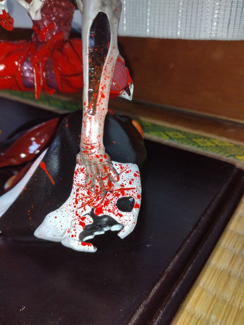 海洋堂 アートプラ エヴァンゲリオン2号機 獣化第2形態 血戦 組み立て塗装済み