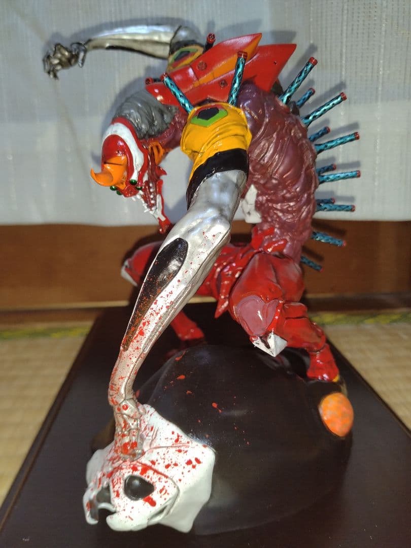 海洋堂 アートプラ エヴァンゲリオン2号機 獣化第2形態 血戦 組み立て塗装済み