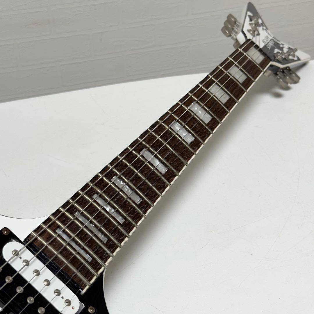 【美品】DEAN マイケルシェンカー フレイムグラフィック フライングV