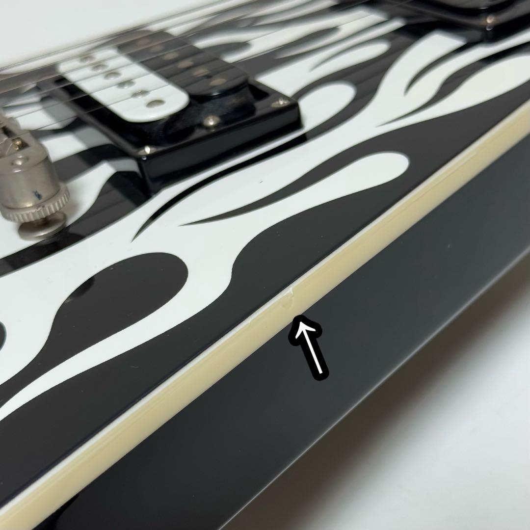 【美品】DEAN マイケルシェンカー フレイムグラフィック フライングV