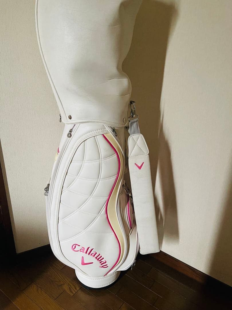 Callaway ゴルフバッグ・キャディバッグ ホワイト・ピンク　レディース