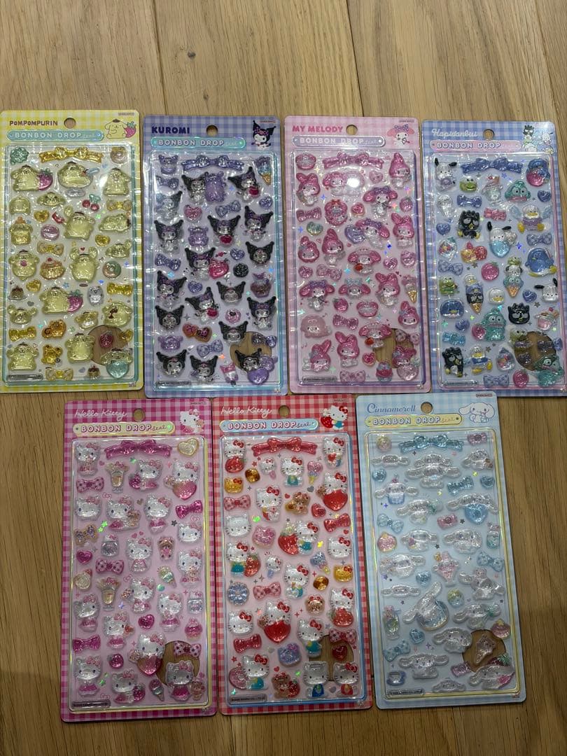 【正規品】ボンボンドロップシール　サンリオセット