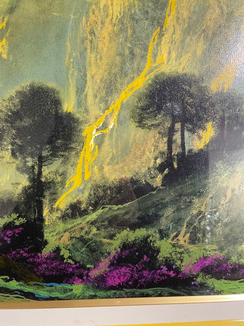 デイル・ターブッシュ「誕生」キャンバス　直筆サイン　NO.14/100