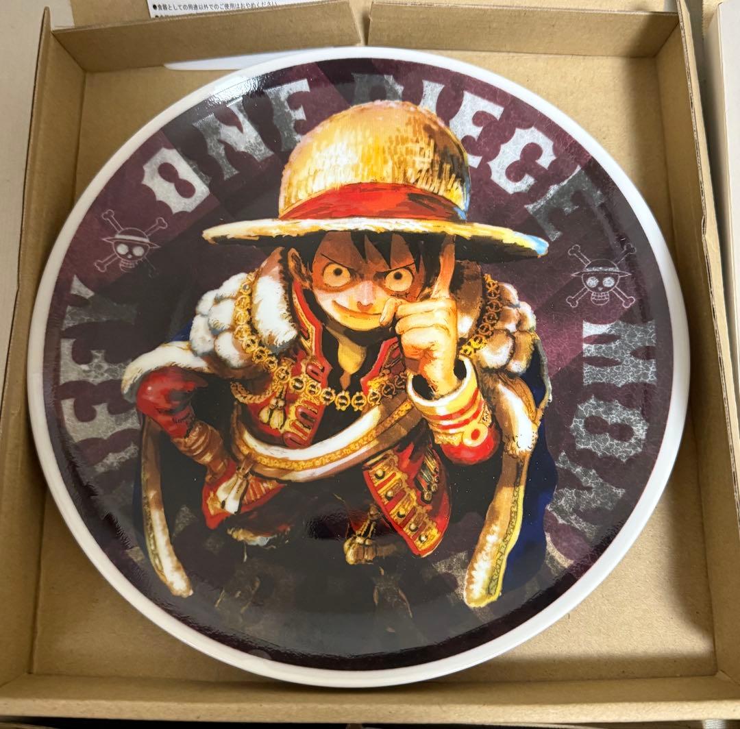 ワンピース 応募者全員サービス フルカラープレート 4種 ルフィ ゾロ サンジ