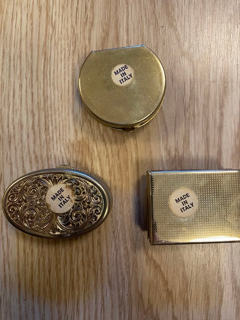 【アンティーク】リモージュ　ピルケース3点セット