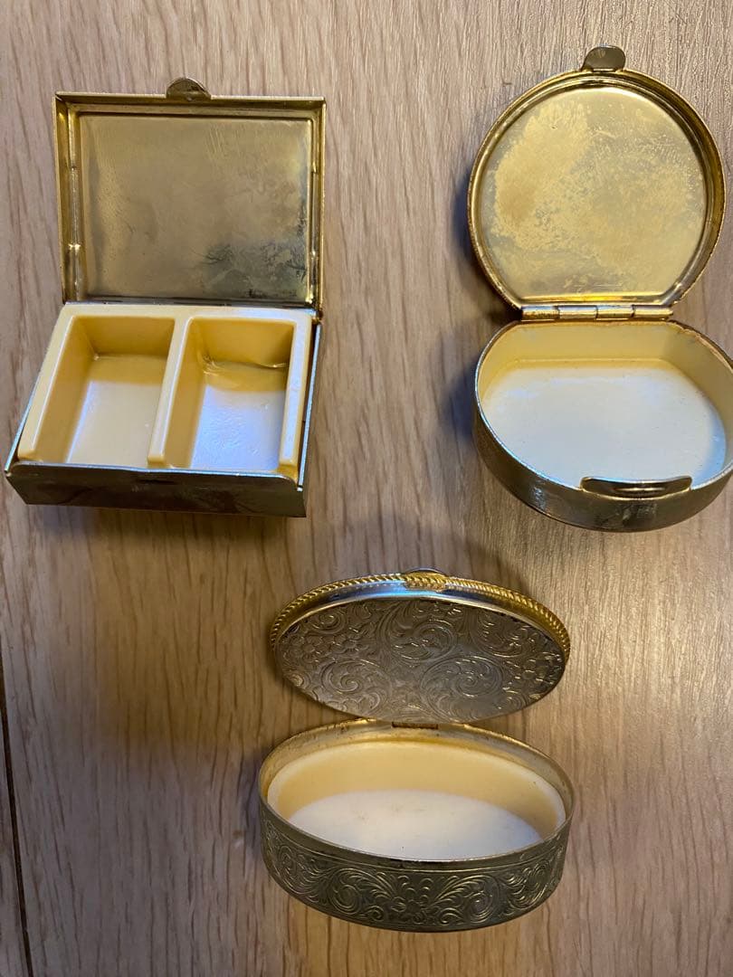 【アンティーク】リモージュ　ピルケース3点セット