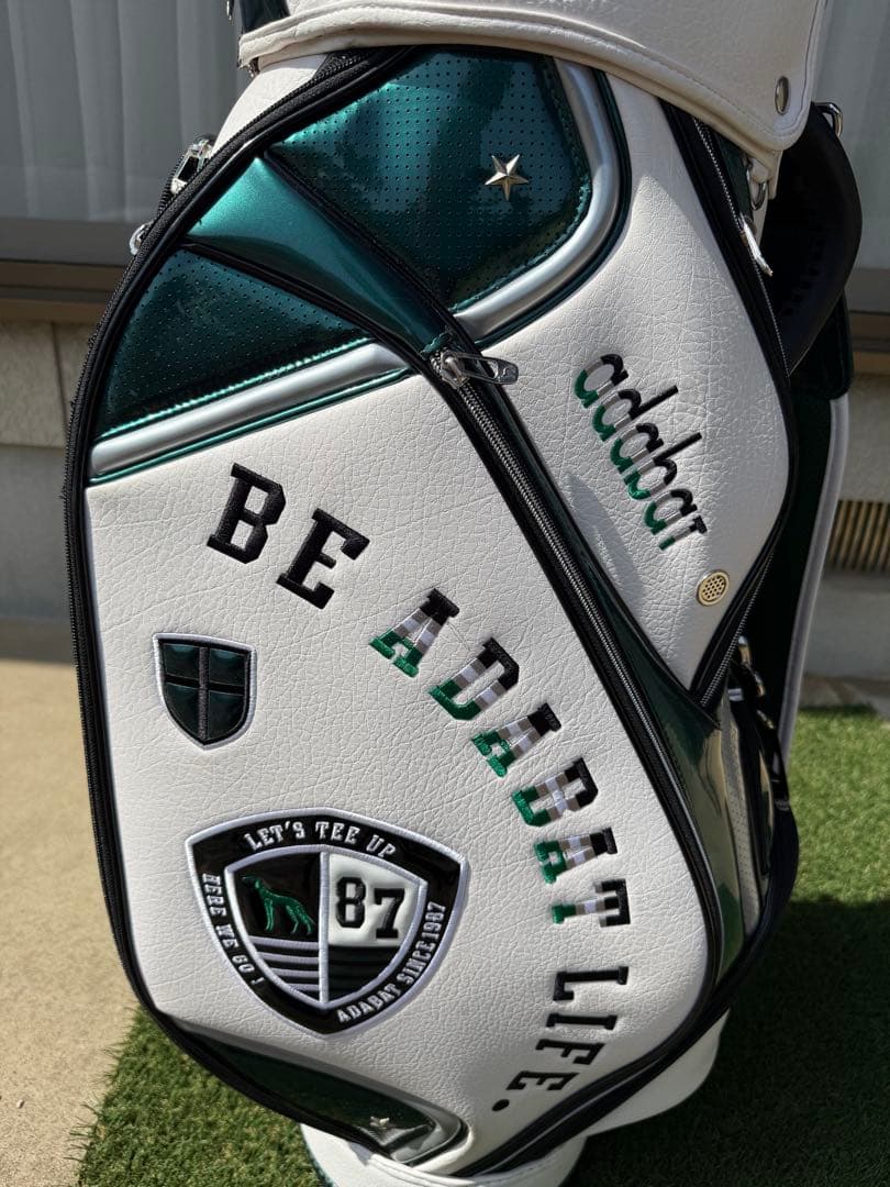 中古 美品 アダバット キャディバッグ adabat