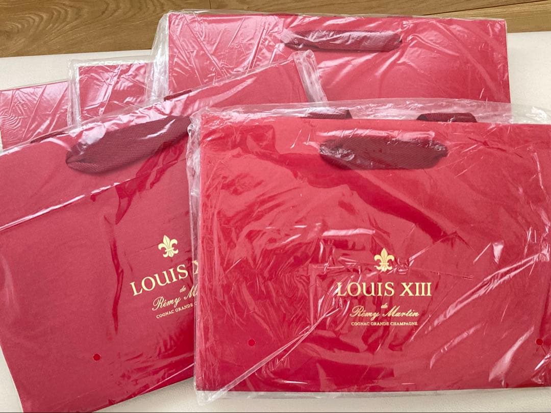 ルイ13世　 赤い紙袋 5枚セット