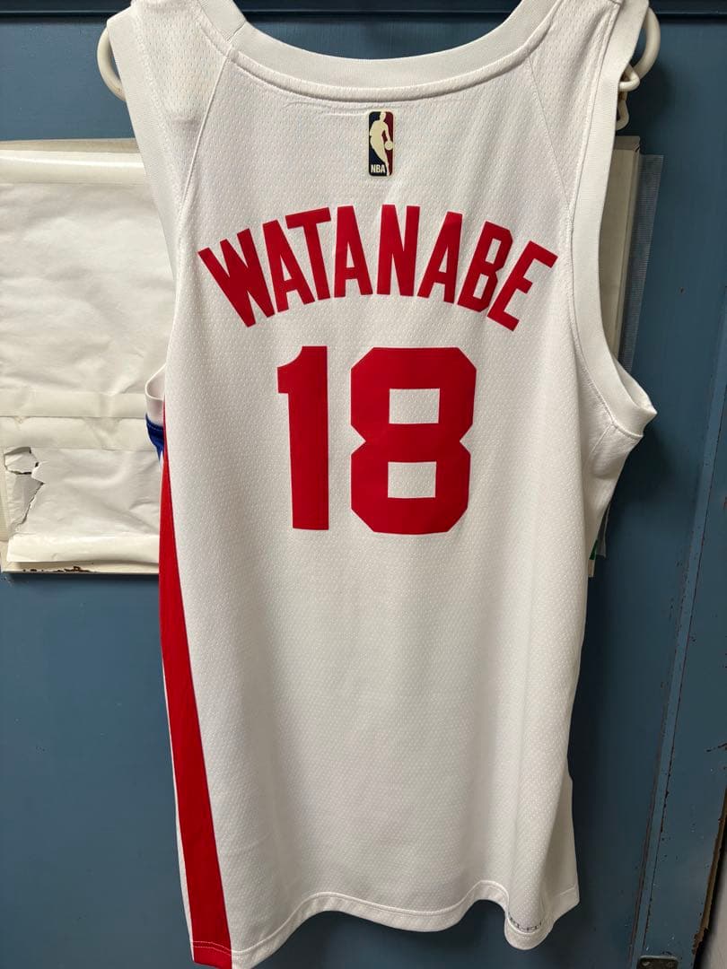希少　NBA ユニフォーム NIKE 渡邊雄太　NETS L 現地購入