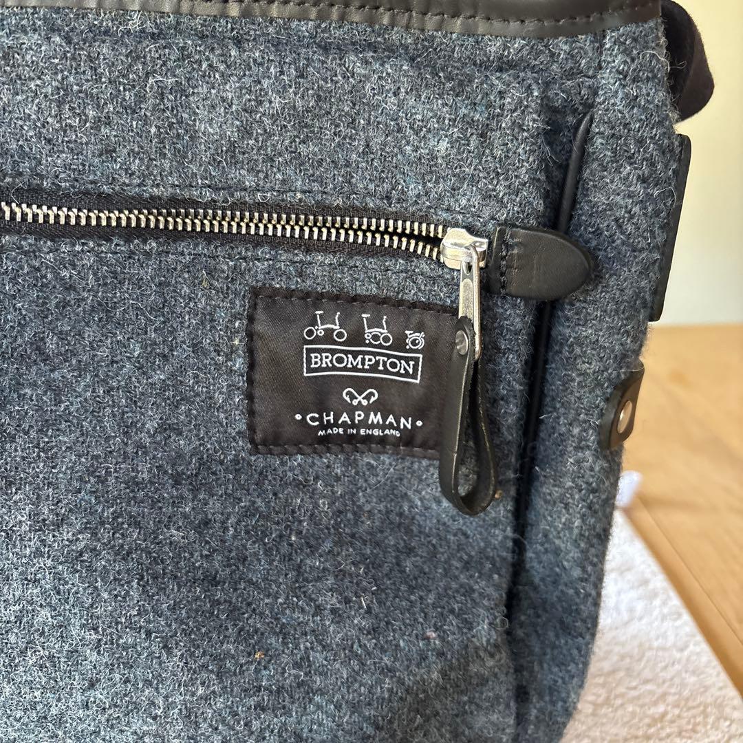 BROMPTON JOHN CHAPMAN ツイード フロントバッグ
