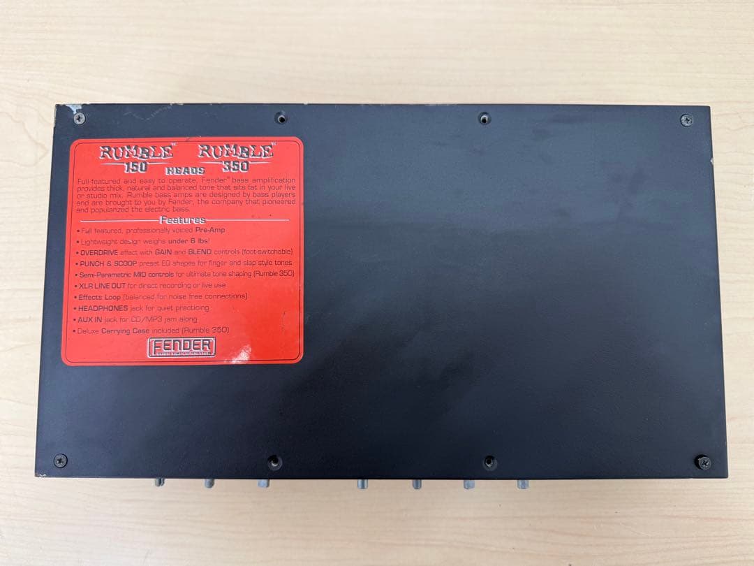 HA373☆Fender☆Rumble 350☆ベースアンプ☆ヘッドアンプ