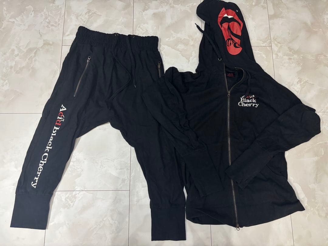 Acid Black Cherry 初代 パーカー サルエル セット yasu