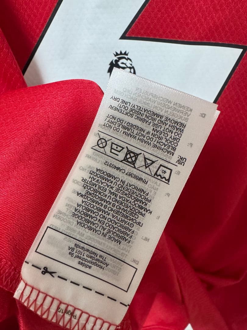 19-20シーズン マンチェスター・ユナイテッド　ユニフォーム　Mサイズ