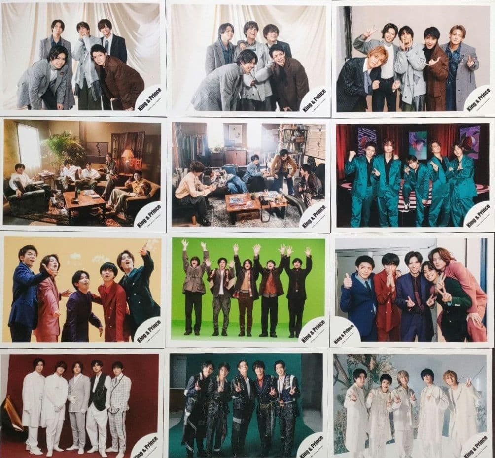 King&Prince キンプリ 公式写真 集合 ① デビュー～2023
