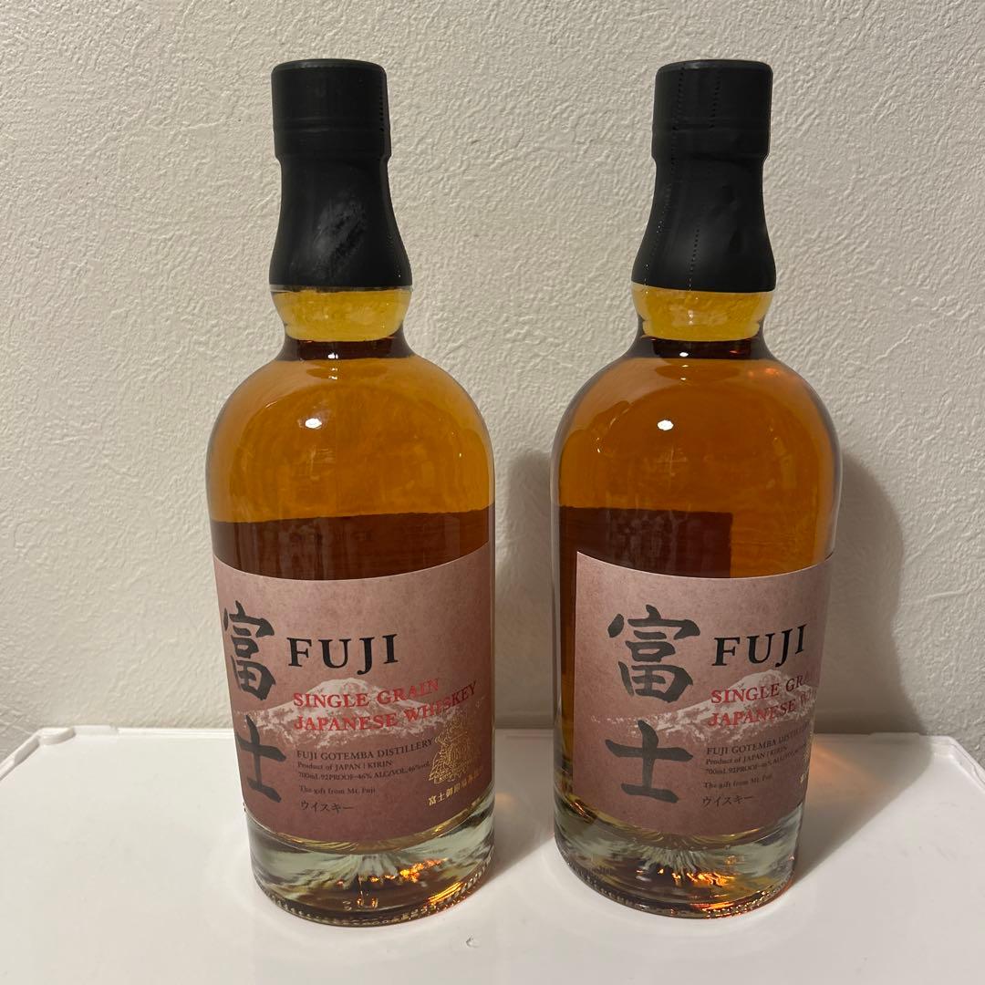 富士 シングルグレーンウイスキー 2本セット