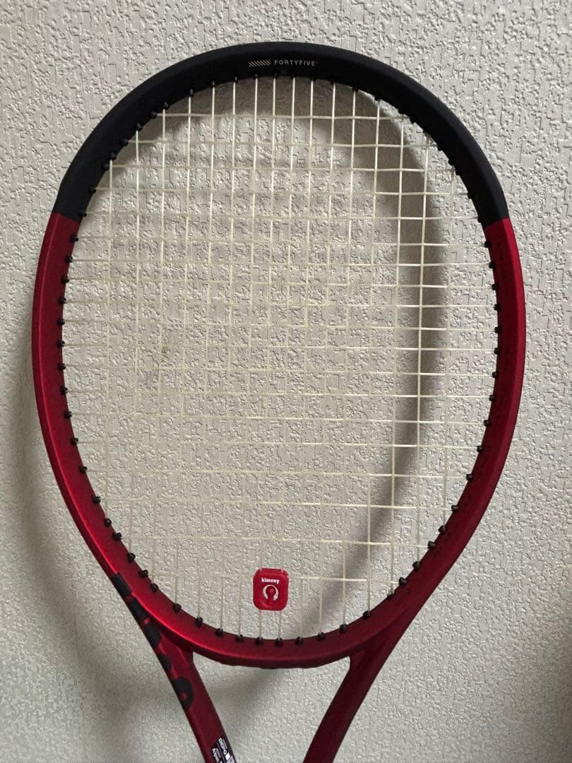 屋内で2回使用　ウイルソン 国内正規品 CLASH 100 V2.0 グリップ1