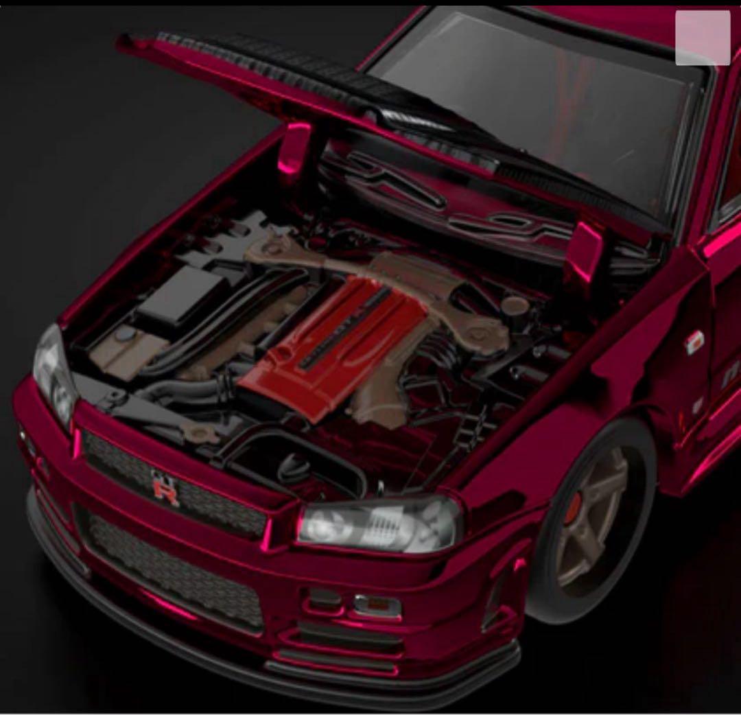 ミニカー Hot Wheels Nissan Skyline GT-R (R34)