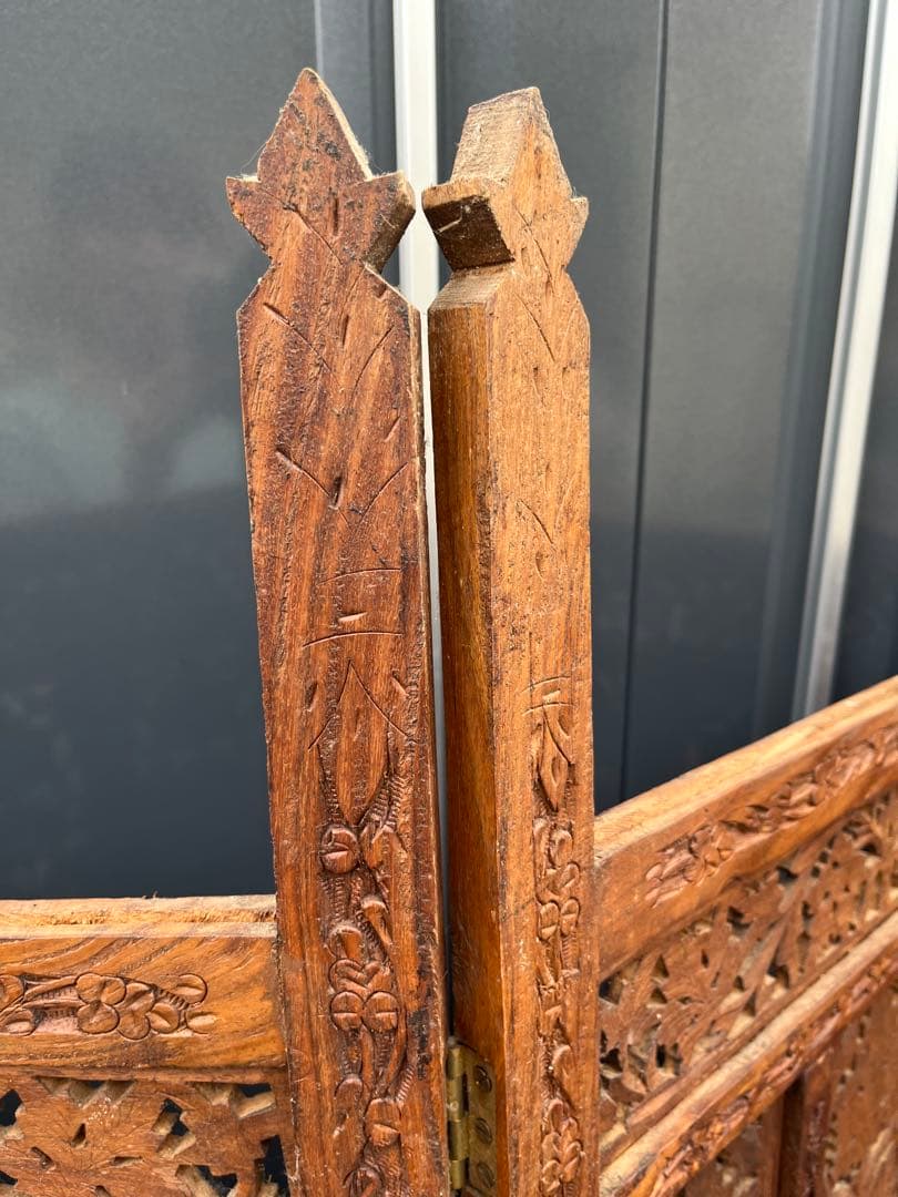 アジアンパーテーション 木製 間仕切り インドネシア