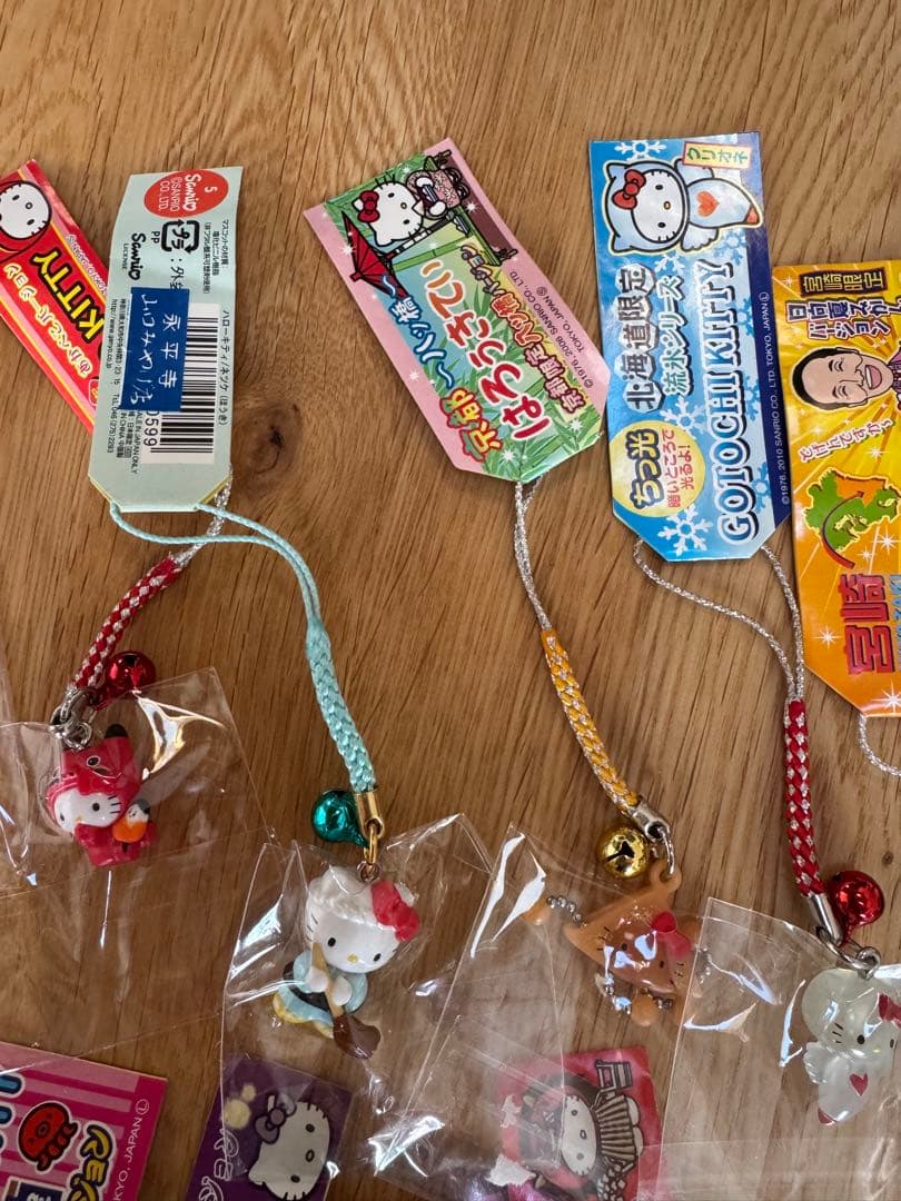 へ*可様 ハローキティ 根付セット 36個　ご当地限定多数