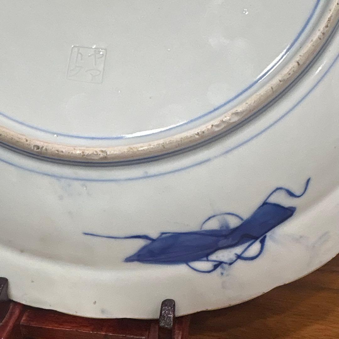 江戸時代◎古伊万里 赤絵　大皿　正月　御節　おもてなし