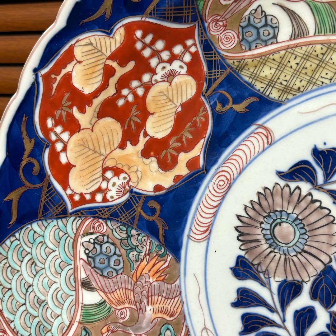 江戸時代◎古伊万里 赤絵　大皿　正月　御節　おもてなし