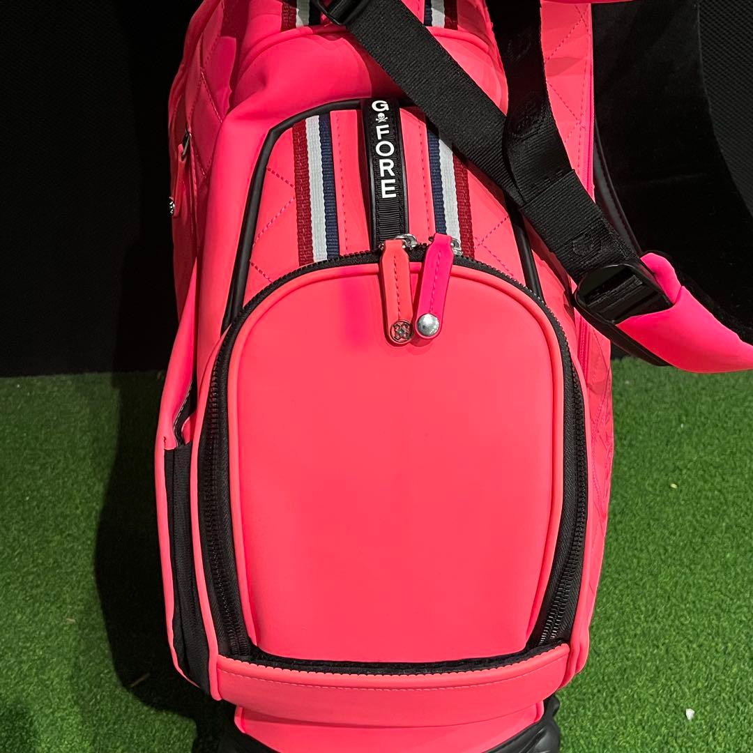 【訳アリ】VESSEL×G/FORE 別注ピンク キャディバッグ