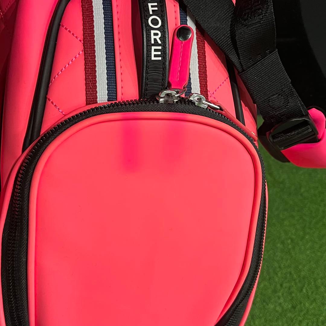 【訳アリ】VESSEL×G/FORE 別注ピンク キャディバッグ