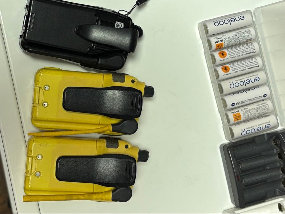 特定省電力トランシーバー１０台セット エネループおまけ　電池の数追加