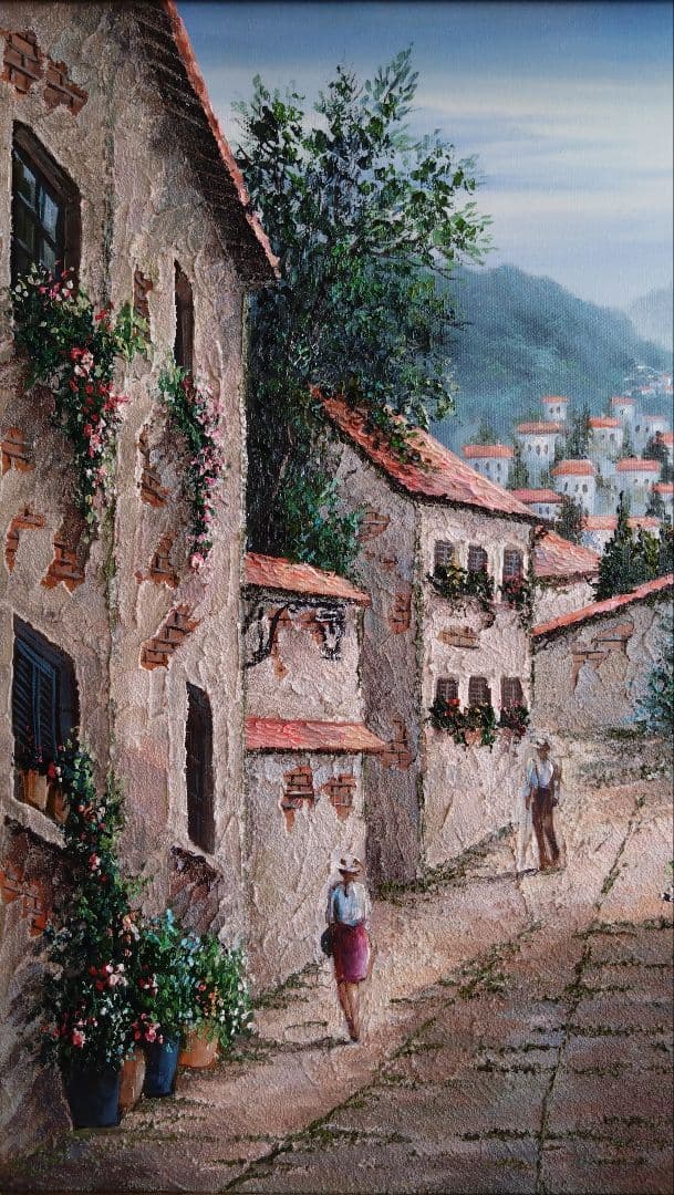 人見友紀　伝説の逃亡画家　油彩　油絵