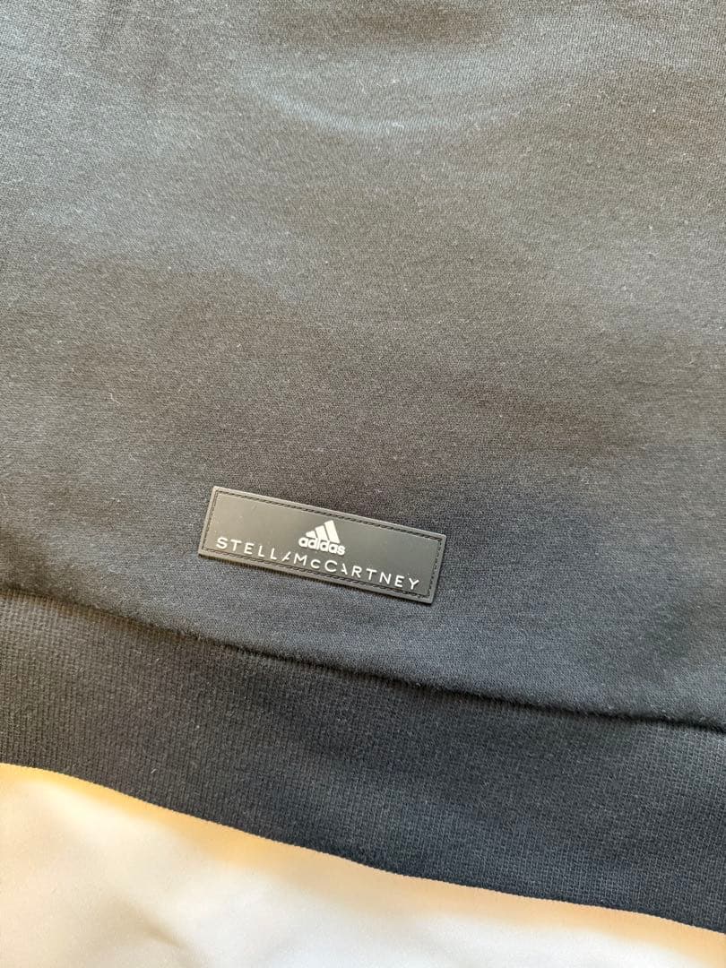 新品アディダス　ステラマッカートニー裏起毛 セットアップ 黒 パーカー＆パンツ