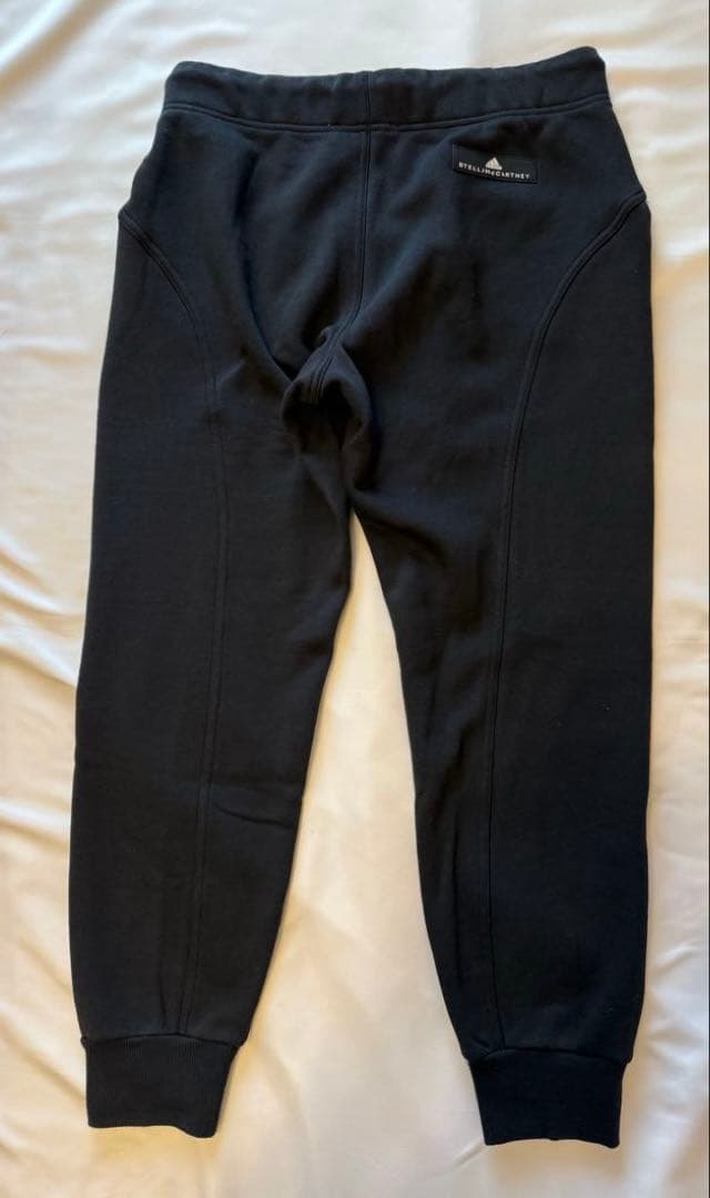 新品アディダス　ステラマッカートニー裏起毛 セットアップ 黒 パーカー＆パンツ