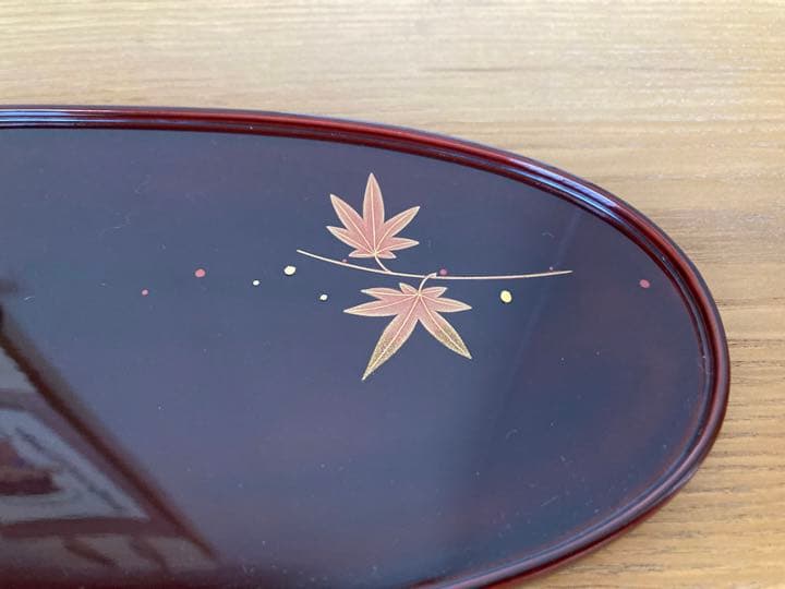 輪島塗　兼用皿　5個セット　箱付き