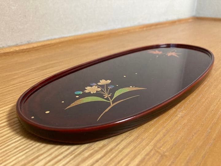 輪島塗　兼用皿　5個セット　箱付き